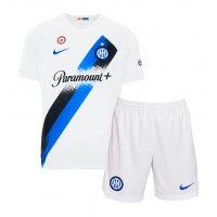Camiseta Inter Milan Benjamin Pavard #28 Segunda Equipación Replica 2023-24 para niños mangas cortas (+ Pantalones cortos)